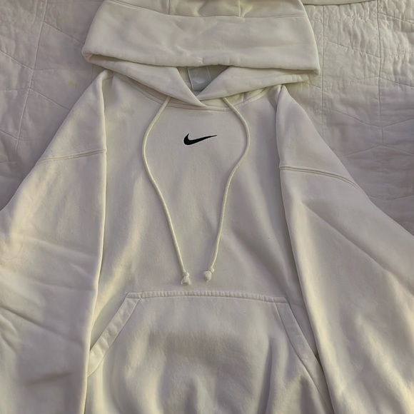 Nike Tops - WHITE PHEONIX FLEECE HOODIE